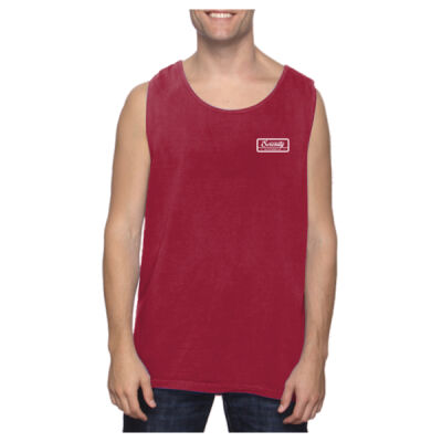 Serenity White Print Logo Tank Top Thumbnail
